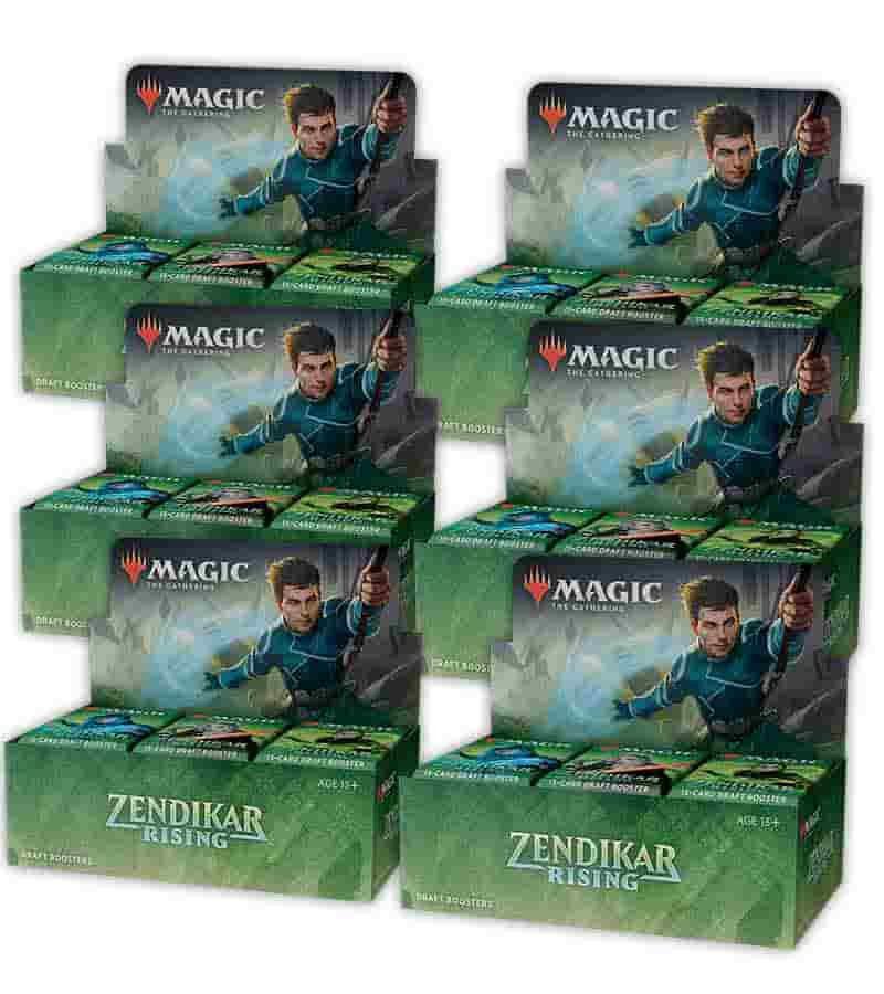 Magic The Gathering Zendikar Rising Draft Booster Box Case