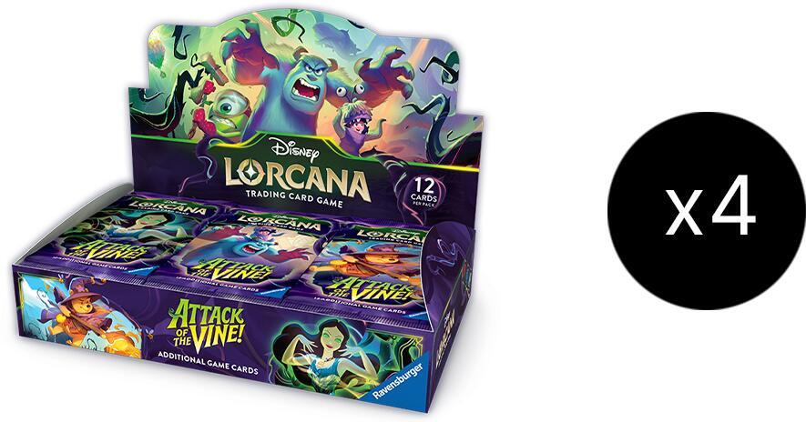 Disney Lorcana Attack of the Vine! Booster Box Case