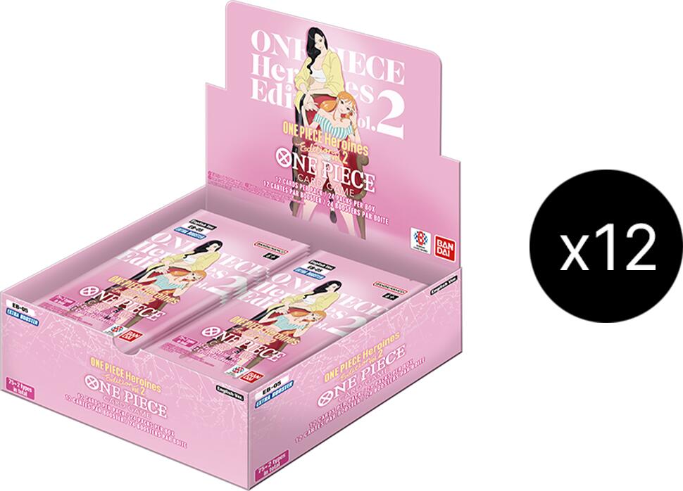 One Piece Card Game Heroines Edition Vol. 2 Booster Box Case EB05