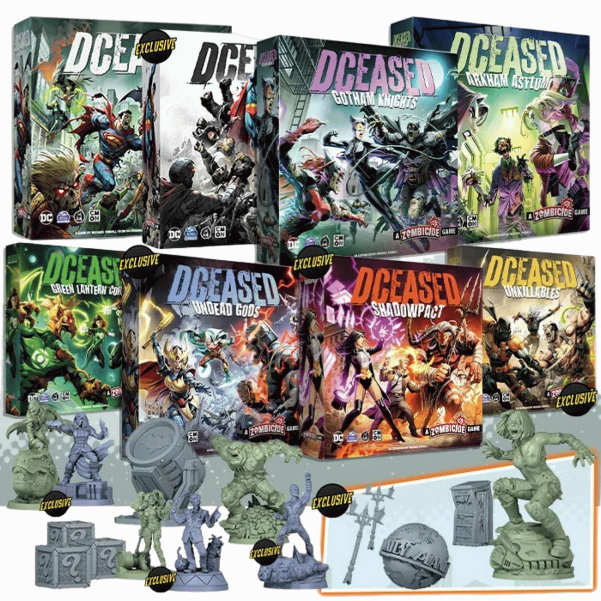 DCeased Zombicide Omega All-In Pledge Board Game