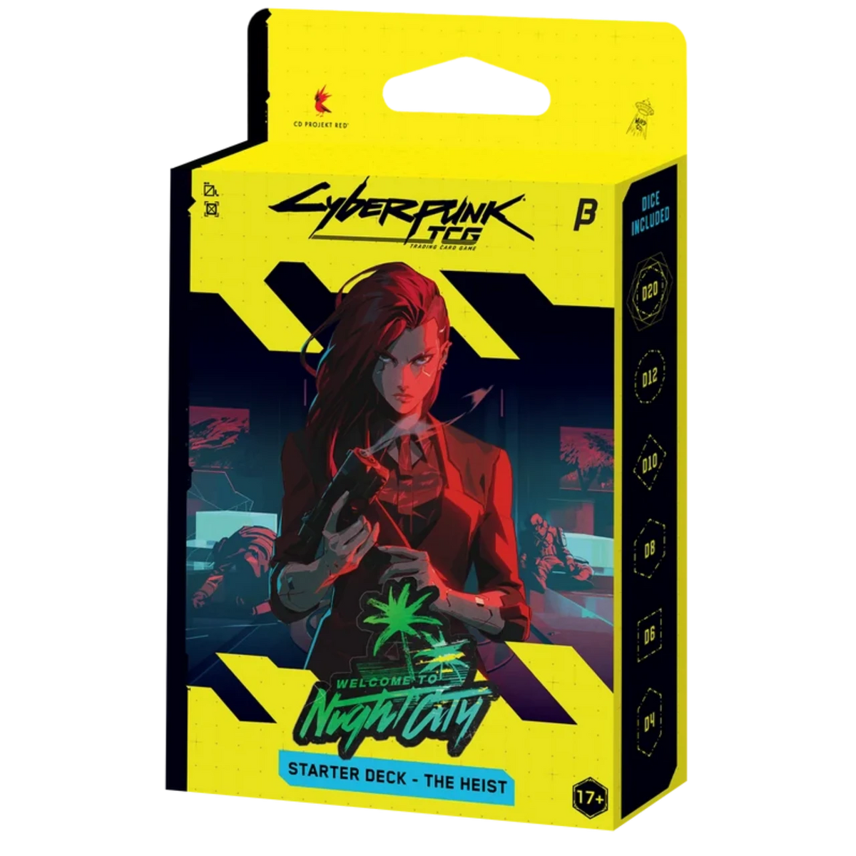 Cyberpunk TCG Welcome to Night City The Heist Starter Deck Beta